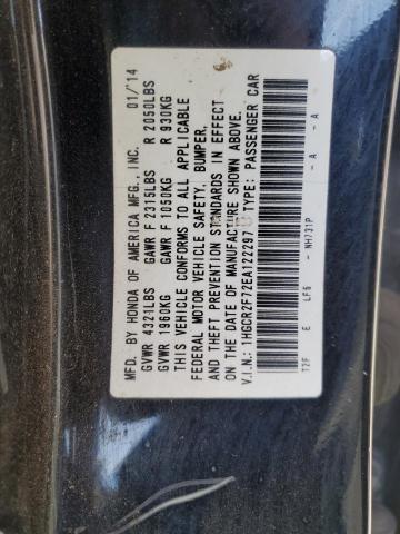 Photo 11 VIN: 1HGCR2F72EA122297 - HONDA ACCORD EX 