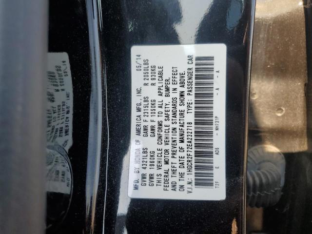 Photo 12 VIN: 1HGCR2F72EA232718 - HONDA ACCORD EX 