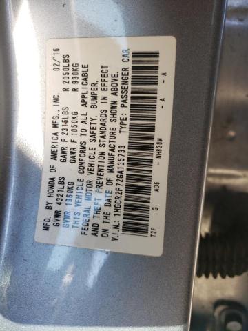 Photo 11 VIN: 1HGCR2F72GA135733 - HONDA ACCORD EX 