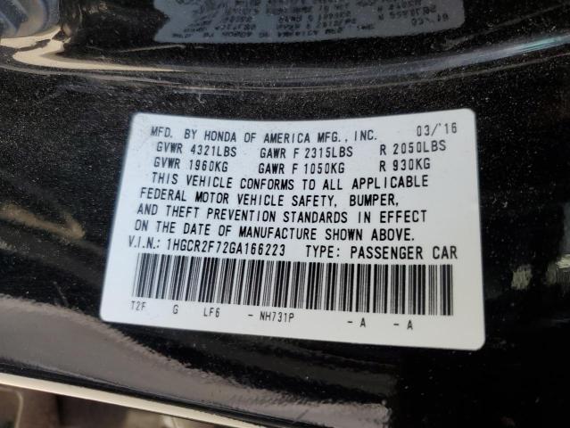 Photo 11 VIN: 1HGCR2F72GA166223 - HONDA ACCORD 