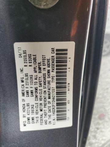 Photo 11 VIN: 1HGCR2F72HA217057 - HONDA ACCORD 