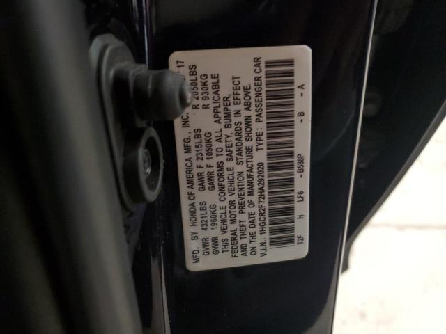 Photo 12 VIN: 1HGCR2F72HA292020 - HONDA ACCORD EX 