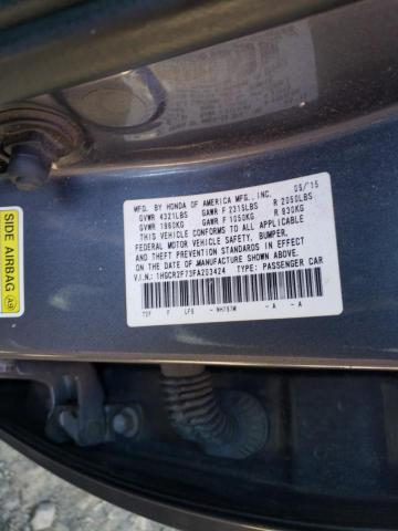 Photo 9 VIN: 1HGCR2F73FA203424 - HONDA ACCORD EX 