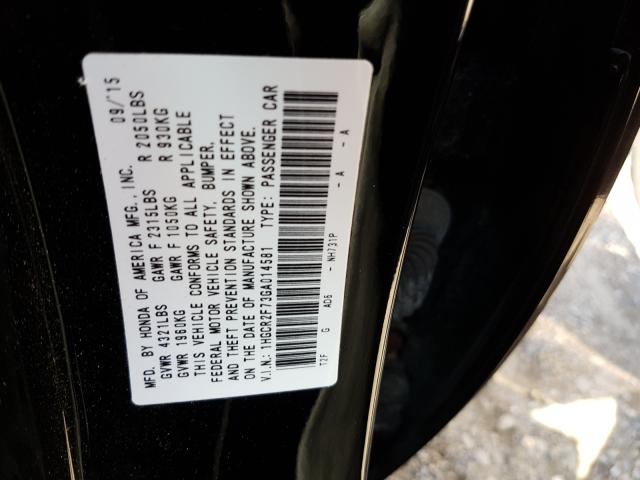 Photo 9 VIN: 1HGCR2F73GA014581 - HONDA ACCORD EX 