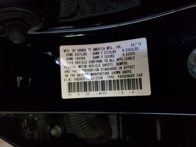 Photo 9 VIN: 1HGCR2F73GA212058 - HONDA ACCORD EX 