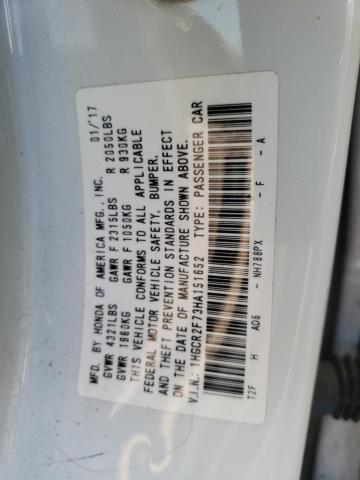 Photo 11 VIN: 1HGCR2F73HA151652 - HONDA ACCORD EX 