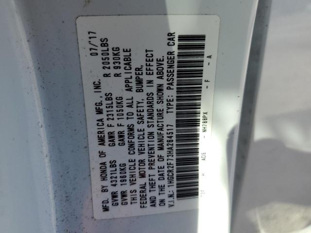 Photo 11 VIN: 1HGCR2F73HA264517 - HONDA ACCORD EX 