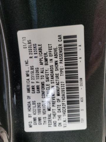 Photo 11 VIN: 1HGCR2F74DA095327 - HONDA ACCORD EX 