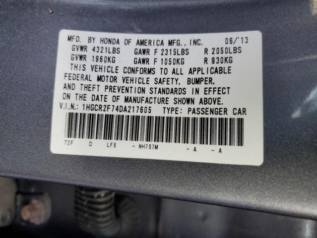 Photo 11 VIN: 1HGCR2F74DA217605 - HONDA ACCORD 