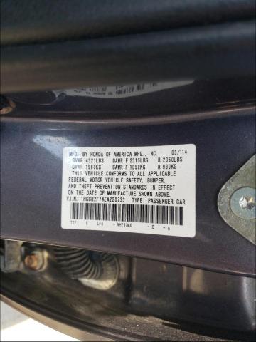 Photo 9 VIN: 1HGCR2F74EA220733 - HONDA ACCORD EX 