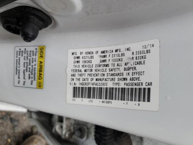 Photo 11 VIN: 1HGCR2F74FA032800 - HONDA ACCORD EX 