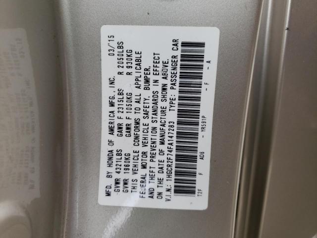 Photo 11 VIN: 1HGCR2F74FA147283 - HONDA ACCORD 