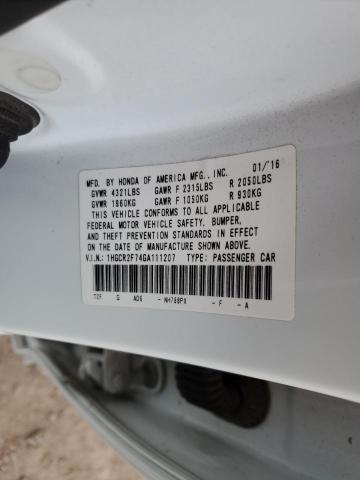 Photo 12 VIN: 1HGCR2F74GA111207 - HONDA ACCORD EX 