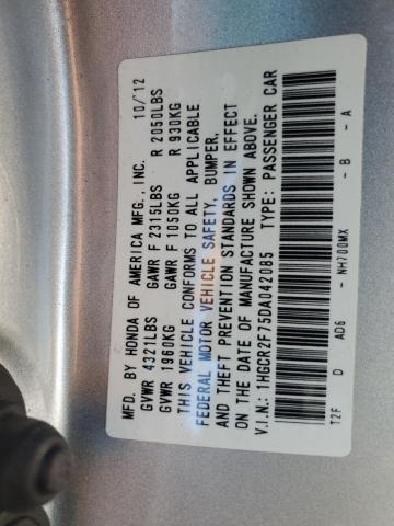 Photo 11 VIN: 1HGCR2F75DA042085 - HONDA ACCORD EX 