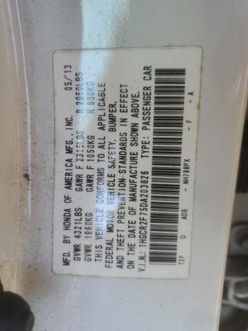 Photo 11 VIN: 1HGCR2F75DA203826 - HONDA ACCORD EX 