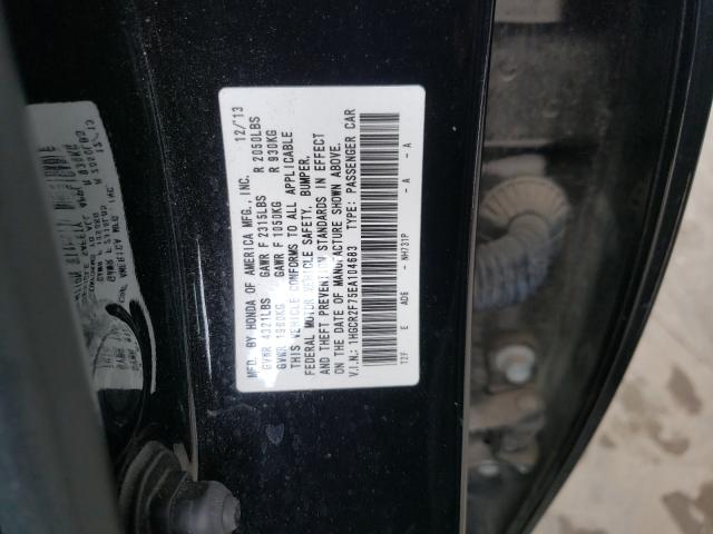 Photo 9 VIN: 1HGCR2F75EA104683 - HONDA ACCORD EX 