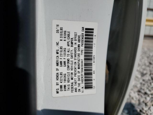 Photo 11 VIN: 1HGCR2F75HA064447 - HONDA ACCORD EX 