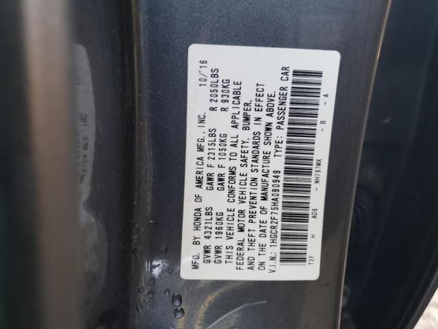 Photo 11 VIN: 1HGCR2F75HA090949 - HONDA ACCORD EX 