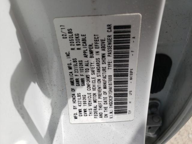 Photo 9 VIN: 1HGCR2F75HA167898 - HONDA ACCORD EX 