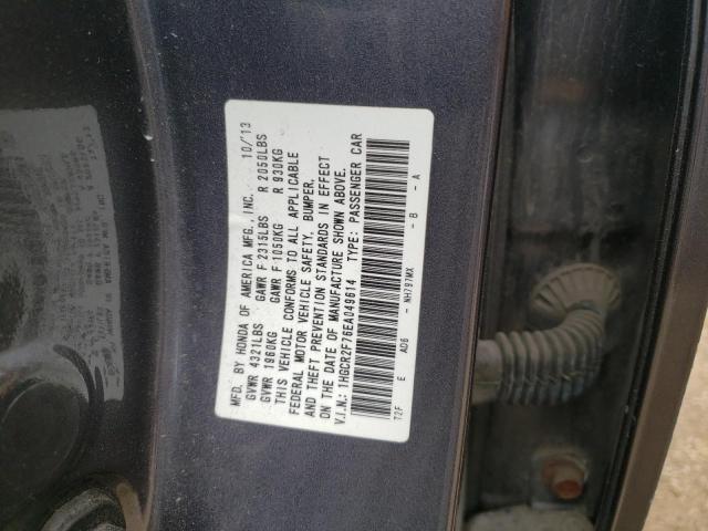 Photo 9 VIN: 1HGCR2F76EA049614 - HONDA ACCORD EX 