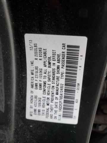 Photo 11 VIN: 1HGCR2F76EA104952 - HONDA ACCORD EX 