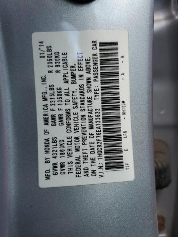 Photo 11 VIN: 1HGCR2F76EA123632 - HONDA ACCORD EX 