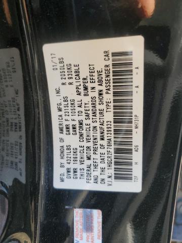 Photo 11 VIN: 1HGCR2F76HA139933 - HONDA ACCORD EX 