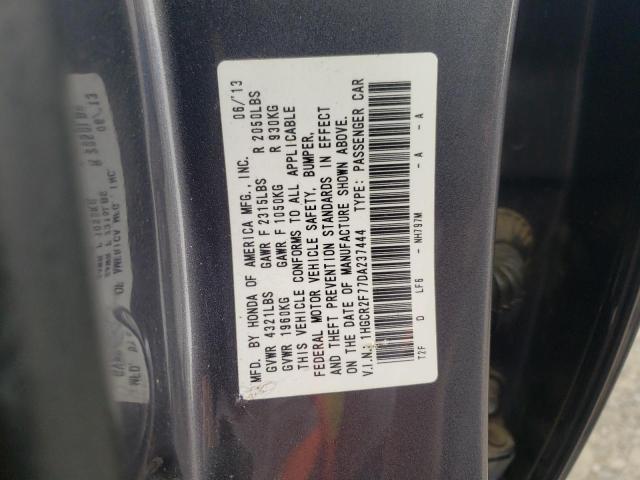 Photo 11 VIN: 1HGCR2F77DA237444 - HONDA ACCORD EX 