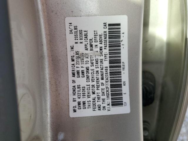 Photo 12 VIN: 1HGCR2F77EA206468 - HONDA ACCORD 