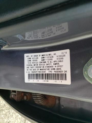 Photo 9 VIN: 1HGCR2F77HA128391 - HONDA ACCORD EX 