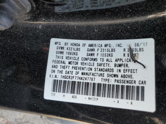 Photo 9 VIN: 1HGCR2F77HA247767 - HONDA ACCORD EX 