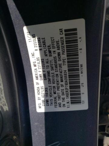 Photo 11 VIN: 1HGCR2F78DA066834 - HONDA ACCORD EX 