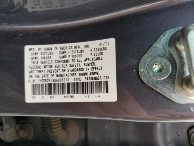 Photo 11 VIN: 1HGCR2F78DA098313 - HONDA ACCORD 