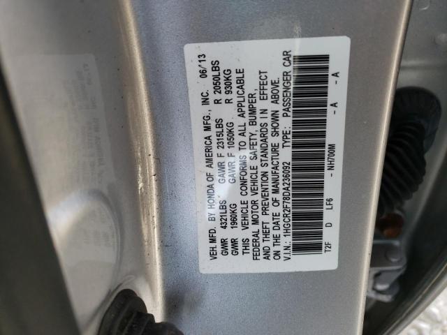 Photo 11 VIN: 1HGCR2F78DA236092 - HONDA ACCORD 