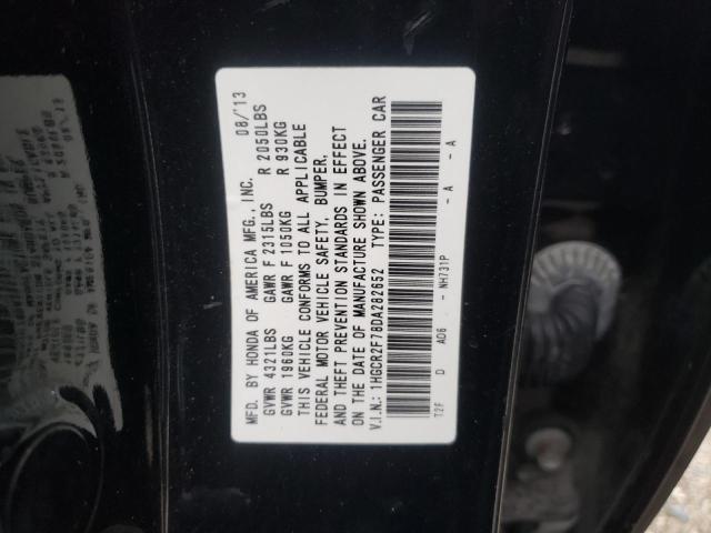 Photo 9 VIN: 1HGCR2F78DA282652 - HONDA ACCORD EX 