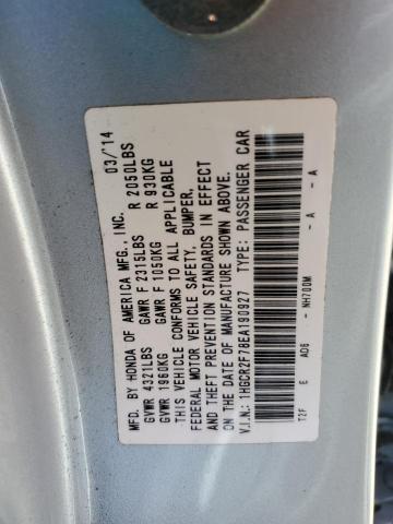 Photo 12 VIN: 1HGCR2F78EA190927 - HONDA ACCORD EX 