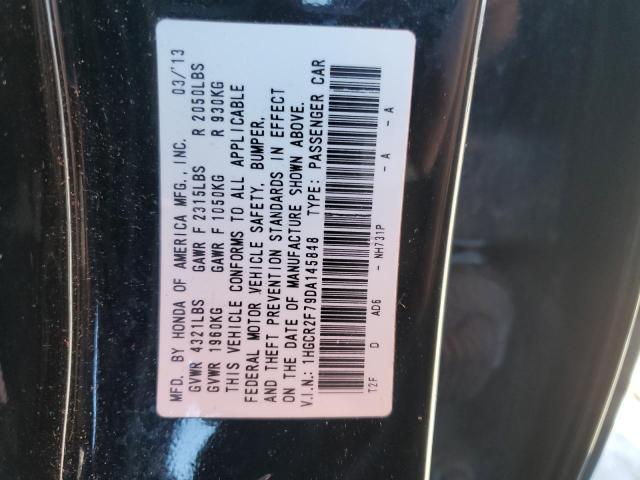 Photo 12 VIN: 1HGCR2F79DA145848 - HONDA ACCORD EX 