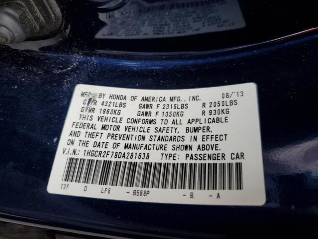 Photo 11 VIN: 1HGCR2F79DA281638 - HONDA ACCORD 