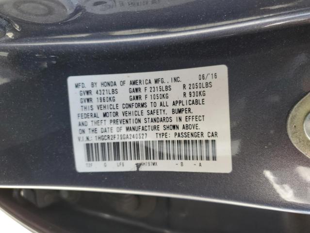 Photo 11 VIN: 1HGCR2F79GA240527 - HONDA ACCORD 