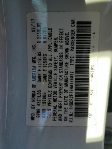 Photo 11 VIN: 1HGCR2F79HA165832 - HONDA ACCORD EX 