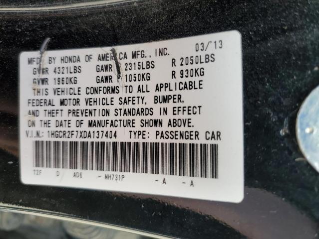 Photo 9 VIN: 1HGCR2F7XDA137404 - HONDA ACCORD EX 