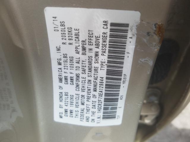 Photo 9 VIN: 1HGCR2F7XEA129644 - HONDA ACCORD EX 