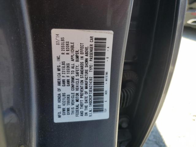 Photo 11 VIN: 1HGCR2F7XEA274392 - HONDA ACCORD EX 