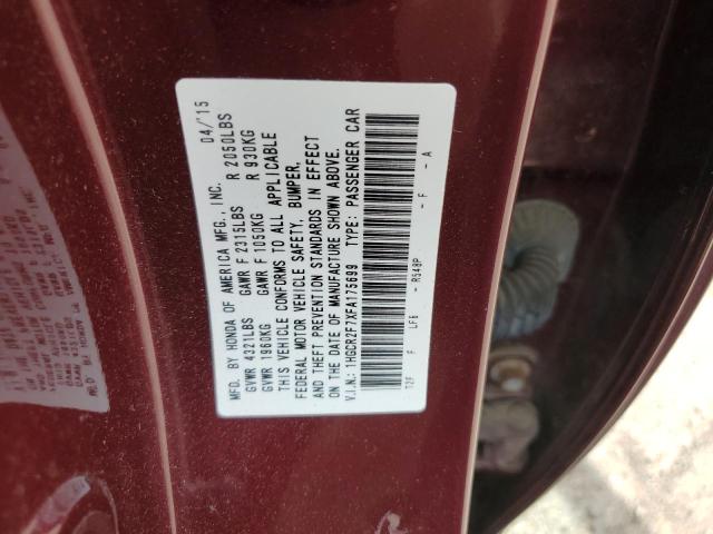 Photo 9 VIN: 1HGCR2F7XFA175699 - HONDA ACCORD EX 