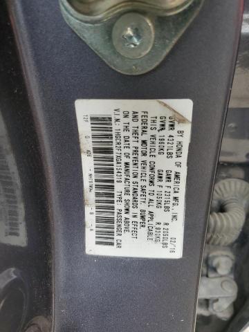 Photo 11 VIN: 1HGCR2F7XGA154319 - HONDA ACCORD 