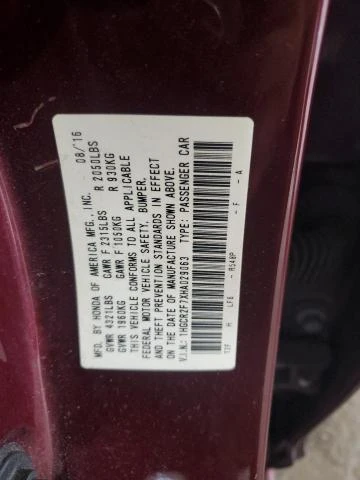 Photo 11 VIN: 1HGCR2F7XHA029063 - HONDA ACCORD EX 