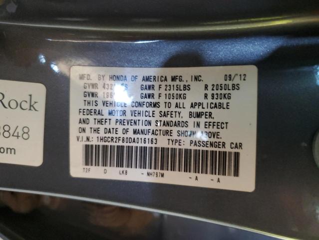 Photo 11 VIN: 1HGCR2F80DA016163 - HONDA ACCORD EXL 