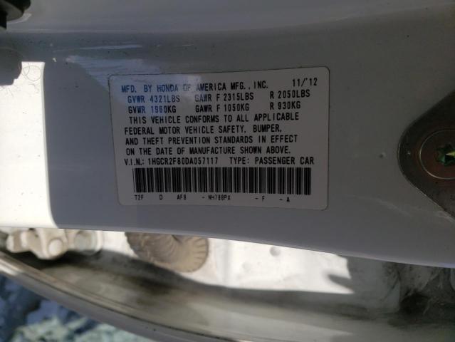 Photo 9 VIN: 1HGCR2F80DA057117 - HONDA ACCORD EXL 