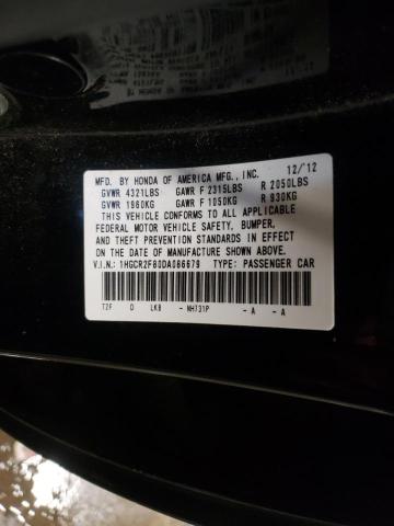 Photo 11 VIN: 1HGCR2F80DA086679 - HONDA ACCORD EXL 