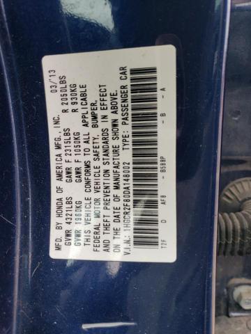 Photo 11 VIN: 1HGCR2F80DA148002 - HONDA ACCORD 